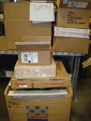 Misc carbide insert, saw, blade, cutters, etc lot (53)