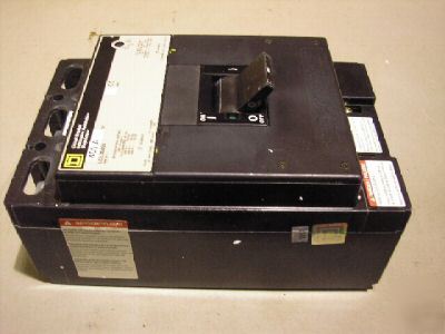  square d LCL36400 400 amp circuit breaker 600 v 3 pole