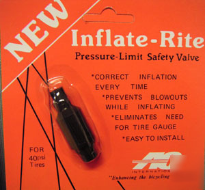 Lot 24 tire pressure limit safety valve 40 psi ind pack