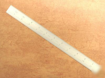 New starrett C607R-12 steel rule 12
