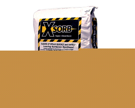 Xsorb super absorbent 2 cu. ft. bag spill clean up