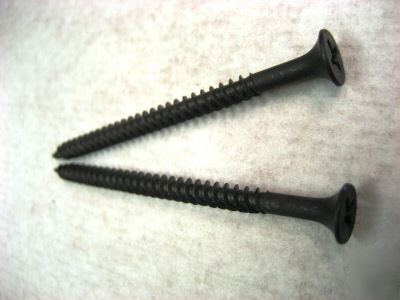 6 x 2 phillips fine thread drywall screws blk 5LBS