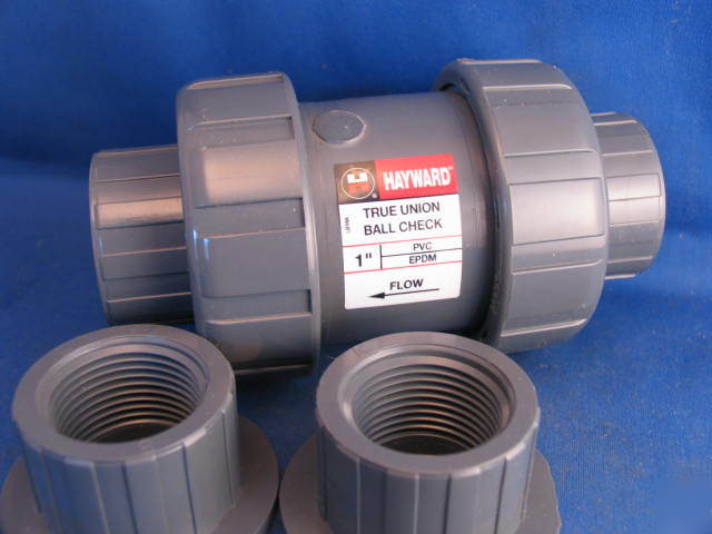 TC10100STE hayward pvc true ball check valve 1