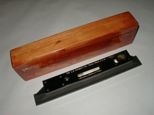 Ls starrett #199 master precision level 15