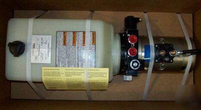 Dump trailer fenner 12VDC double acting hydraulic pump 