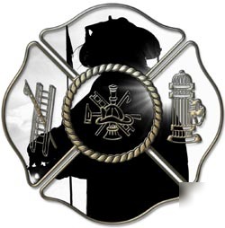 Firefighter decal reflective 2