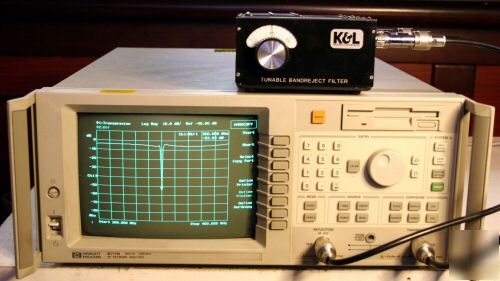 Hp 8711B network analyzer w/swr bridge