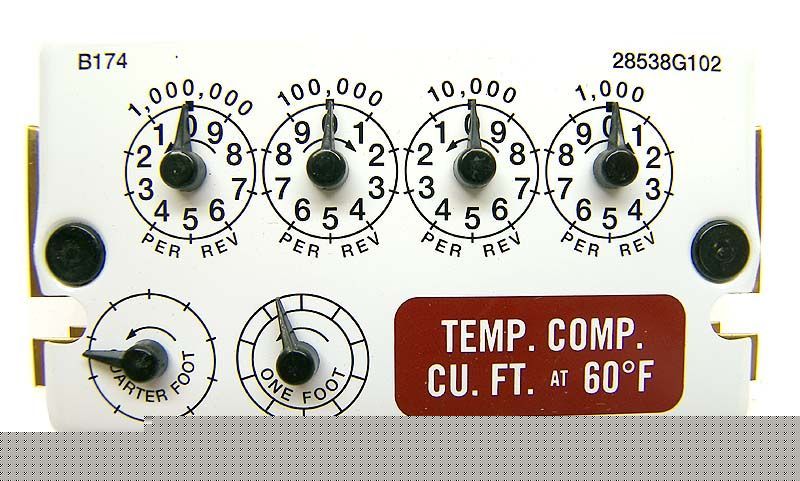 New amercan meter B174 compact odometer amc dial