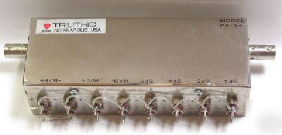 Trilithic pa-50 programmable 0-15 db attenuator