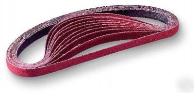 3M 2 x 72 sanding belts 60 grit a/o 25 belts