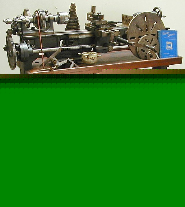 Britannia self-acting & screw-cutting treadle lathe old