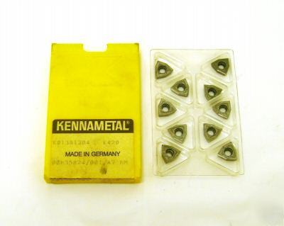Kennametal K0 1381204 carbide inserts (1) box of (10)