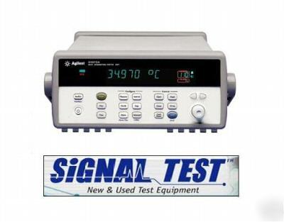 Agilent 34970A data acquisition switch demo unit used