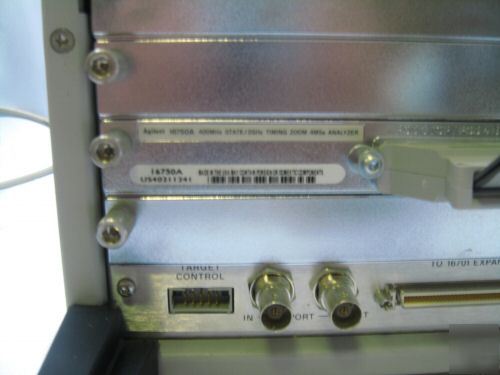 Hp agilent 16700B logic analyzer w/ 16750A board card