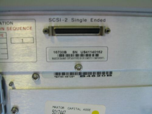 Hp agilent 16700B logic analyzer w/ 16750A board card