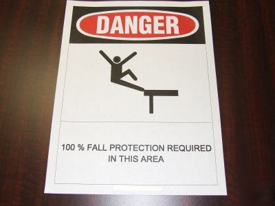Osha caution safety exit danger signs i have them all