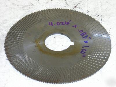 Solid carbide slitting saw 4.026