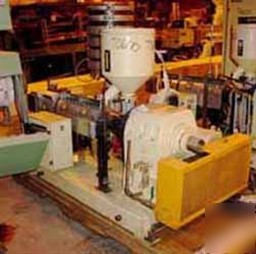 Used: blown film line consisting of: (1) kuhne type K45