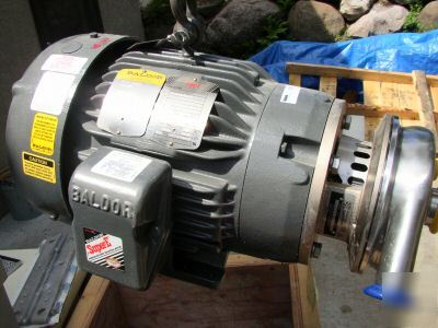 Waukesha cherry-burrell model 2065LV stainless pump