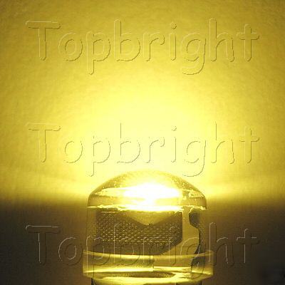 300 pc 0.5 watt strawhat 8MM 140Â° warm white led 80KMCD