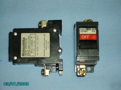 Matsushita circuit protector breaker - 48VDC - 2A