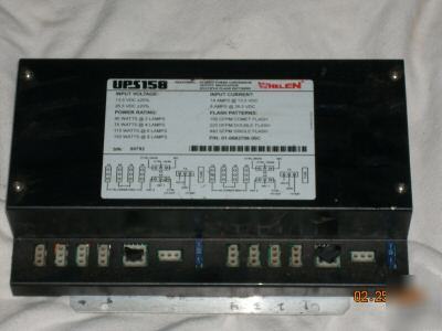 Whelen strobe pack power supply