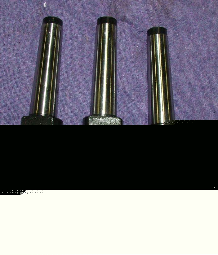New 3 pc morse taper mt 2 shell mill tool holders