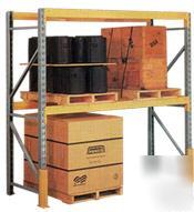 New usp steel teardrop pallet racks 12'h x 8'6