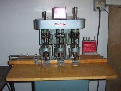 Lassco spinnet 3 head paper drill