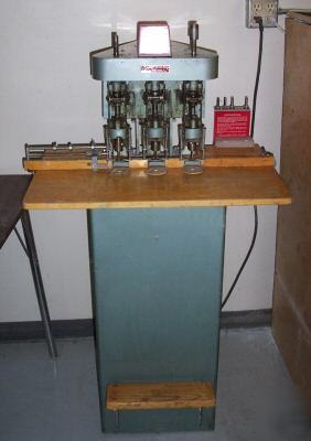 Lassco spinnet 3 head paper drill