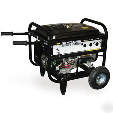 New 7000 watt gas generator - electric start --- brand 