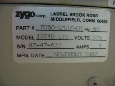 Zygo 1201B laser micrometer