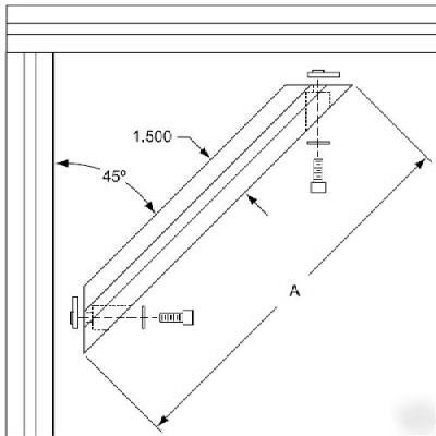 8020 aluminum 45 degree support 15 s 2541 n