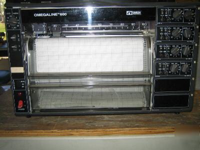 Chart recorder, omega 600 4 channel