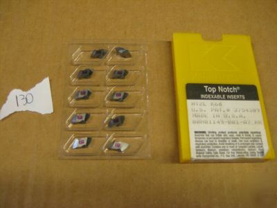 New 10- kennametal carbide inserts (NT2L)