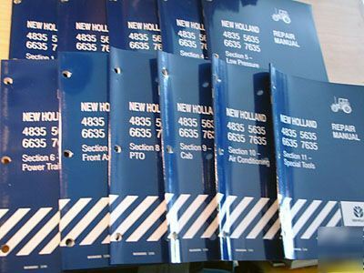 New holland 4835 5635 6635 7635 service repair manual