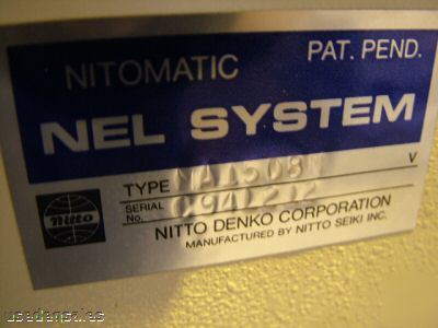 Nitto denko nel-m series 200MM wafer mounter MA1508N