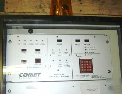 Novatec 24 port material conveying sys w/ comet sc-8 