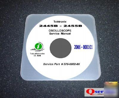 Tektronix tek 2445B service manual cd