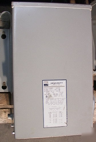 5KVA transformer 240/480-120/240 1-phase egs hevi-duty