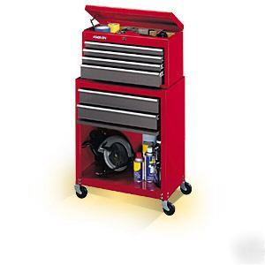 6-drawer, steel chest/cabinet combo