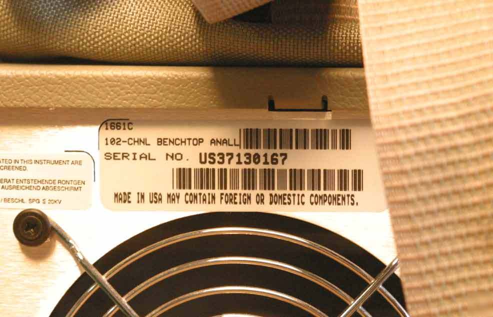 Hp hewlett packard 1661 c logic analyzer 1661C