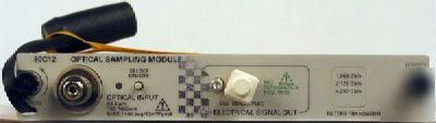 Tektronix 80C12 optical sampling module w/ opt. F1