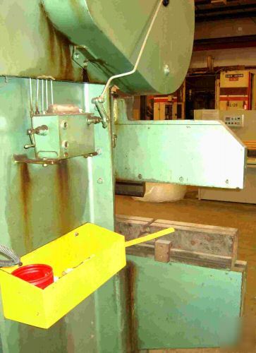 Used mechanical press brake, 130 ton (steelweld?)