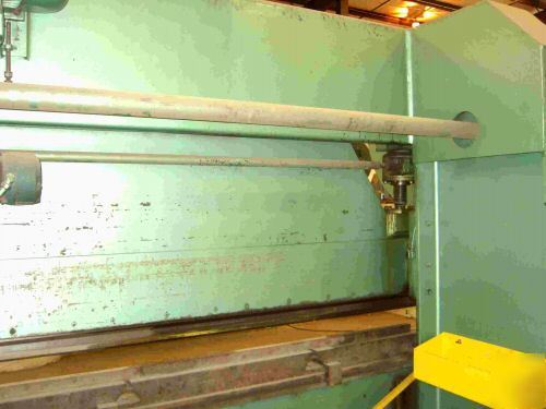Used mechanical press brake, 130 ton (steelweld?)