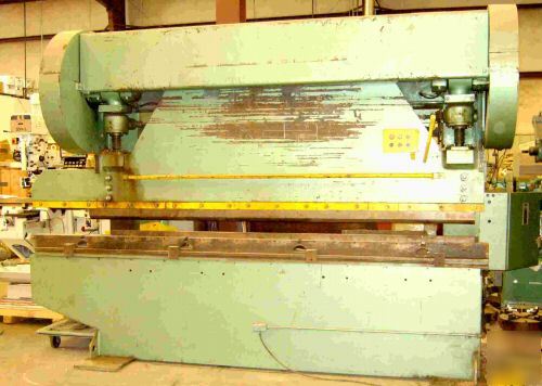 Used mechanical press brake, 130 ton (steelweld?)