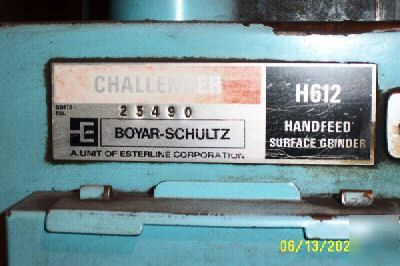 Boyar schultz H612 surface grinder toolmaker machine 