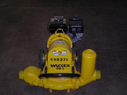 Wacker PDT3A pump 3 in diaphragm 