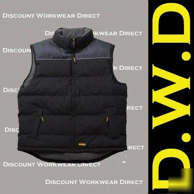 Dewalt bodywarmer/body warmer gilet - large