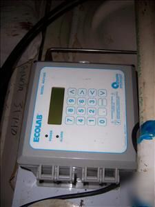 Entire ecolab pool pump house setup, commercial, hotel
